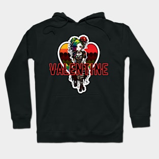 For your Valentine, Victorian gothic style lady Hoodie